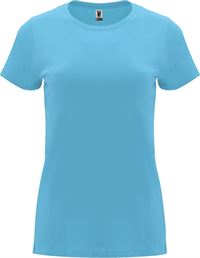 T-SHIRT DONNA IN COTONE BIOLOGICO 170 gr CAPRI